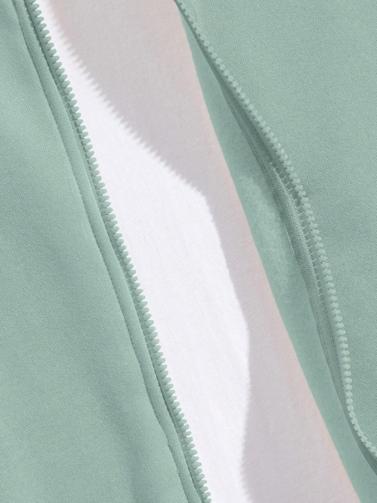 Men's Zip Fly Baseball Collar Sweatshirt