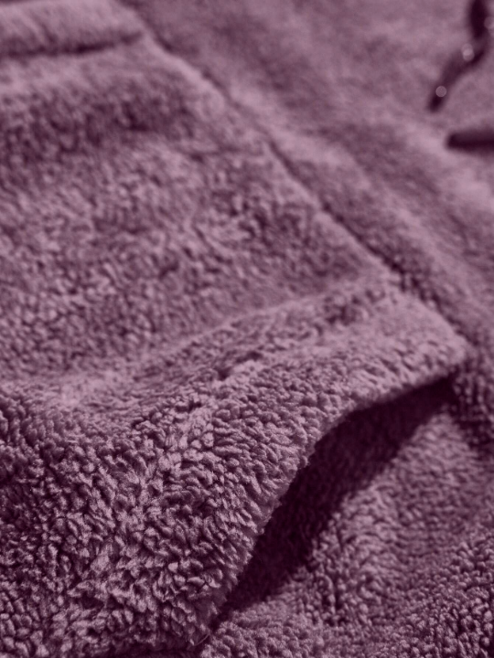 Manfinity Hypemode Men's Simple Solid Color Velvet Hoodie