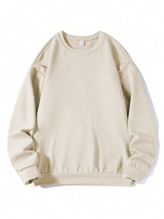 Men's Solid Color Sweatshirt