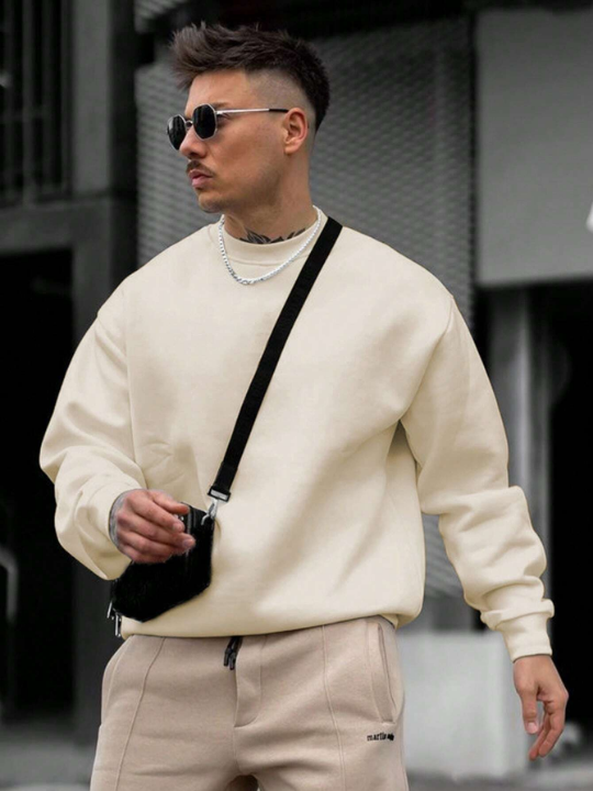 Men's Solid Color Sweatshirt