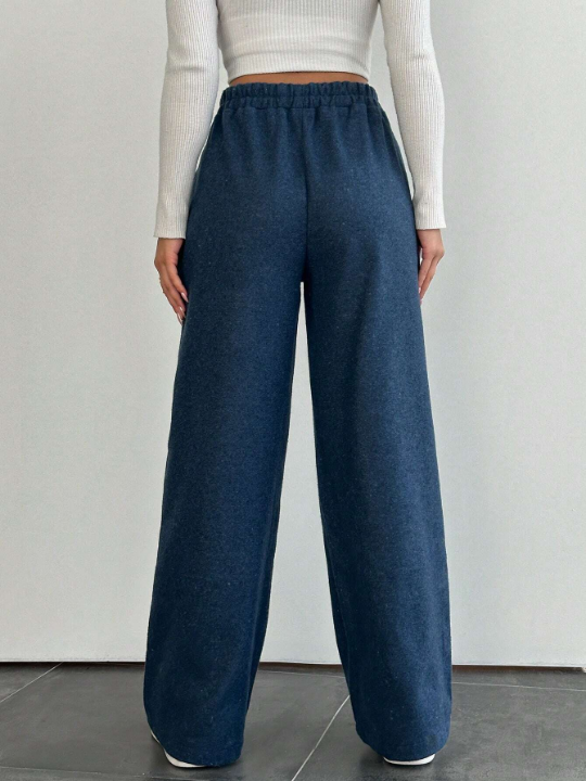 Women's Elastic Waist Wide Leg Pants