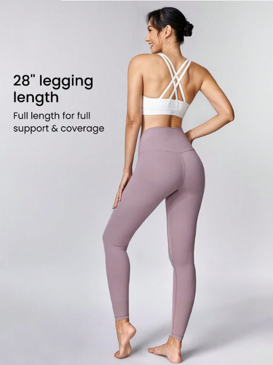 GLOWMODE 28" FeatherFit Crossover Leggings