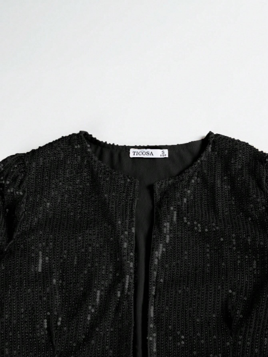 Glittery & Elegant Regular Fit Jacket