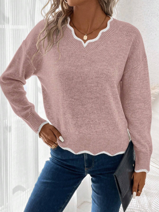 LUNE Women's Colorblock Sweater