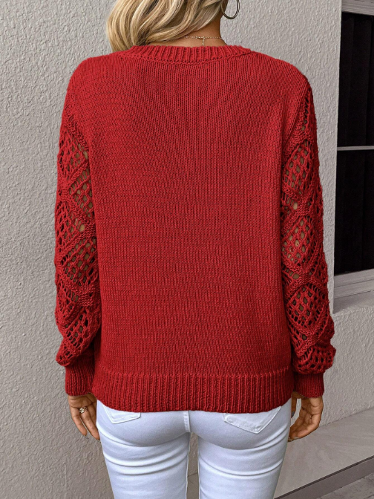 Clasi V-neck Casual Pullover Sweater