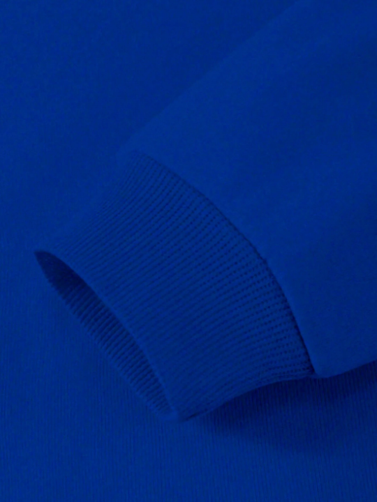 Manfinity Basics Loose Men's Solid Hoodie With Fleece Lining And Adjustable Drawstring