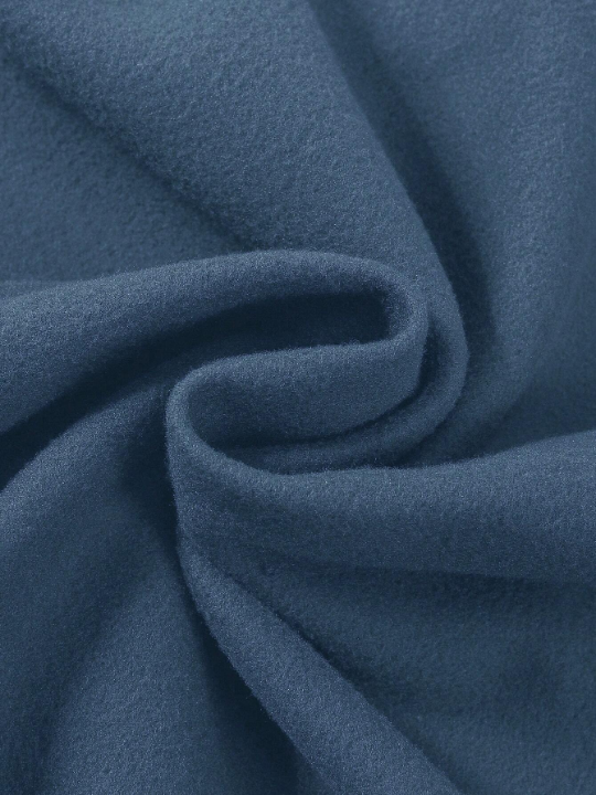 Men's Round Neck Drop-shoulder Long Sleeve Fleece Sweatshirt