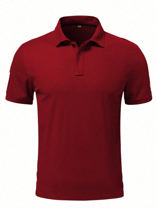 Manfinity Basics Men Solid Polo Shirt