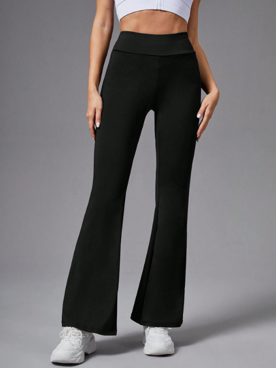 Daily&Casual High Waist Flare Sports Pants