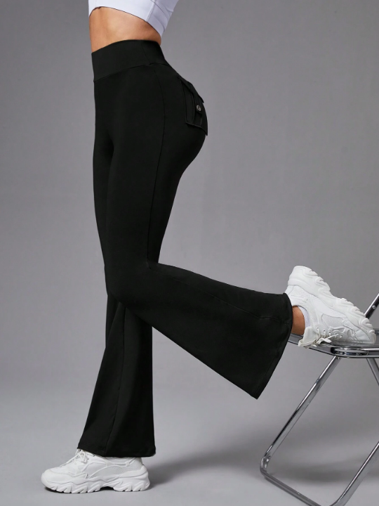 Daily&Casual High Waist Flare Sports Pants