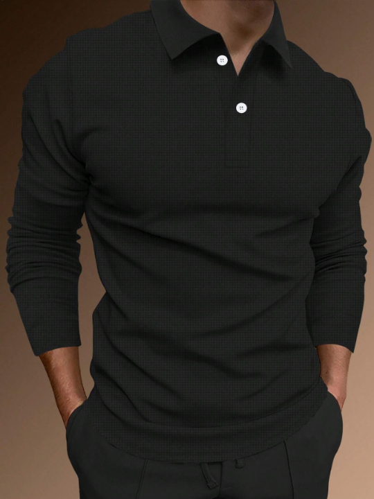 Men's Long Sleeve Polo Shirt