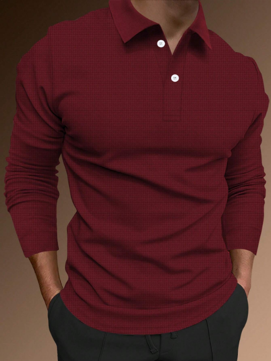 Men's Long Sleeve Polo Shirt