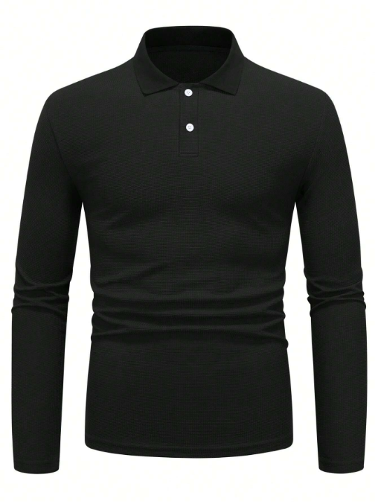 Men's Long Sleeve Polo Shirt