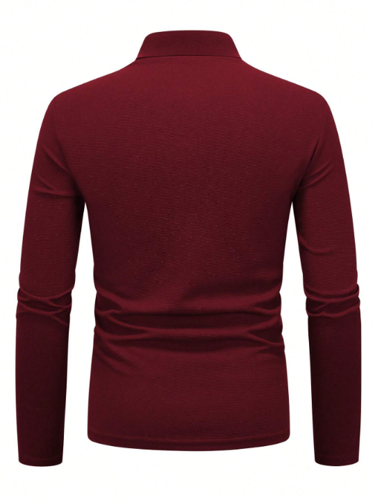 Men's Long Sleeve Polo Shirt