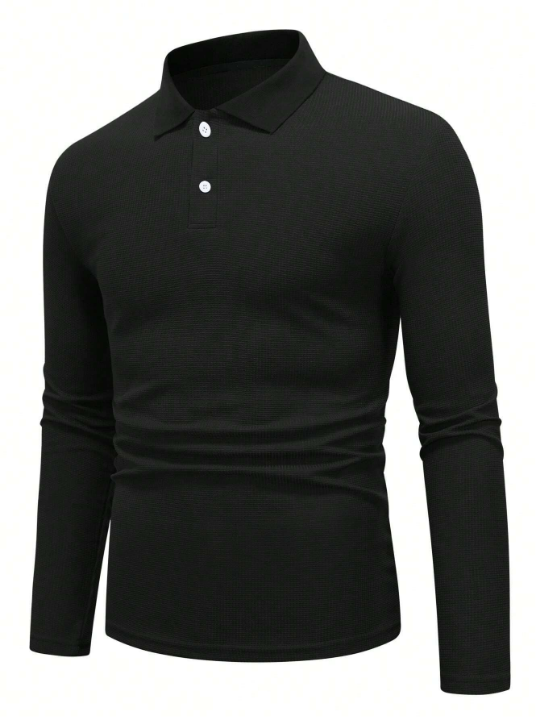 Men's Long Sleeve Polo Shirt