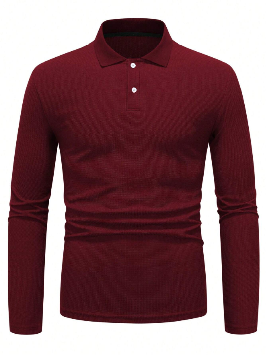 Men's Long Sleeve Polo Shirt