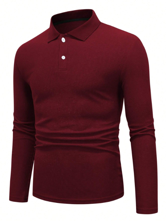 Men's Long Sleeve Polo Shirt