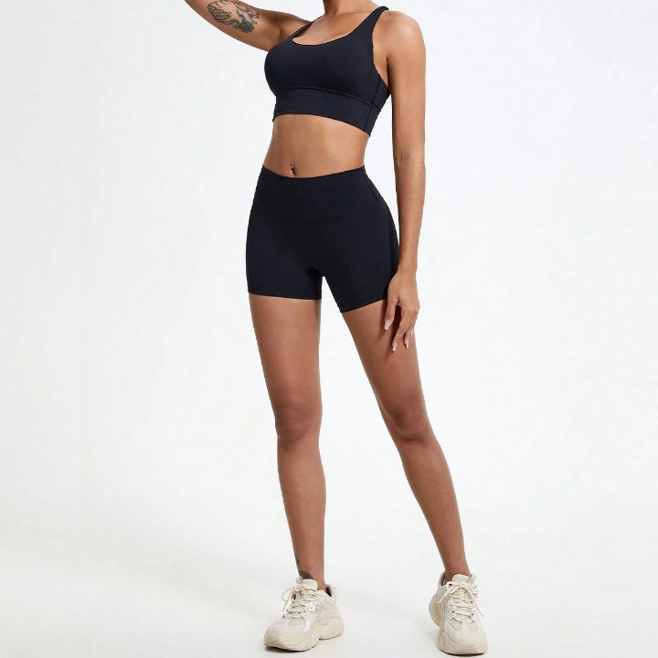 1pc High-Waist Yoga Shorts, Cycling Shorts, Running Tights, Breathable, Quick Drying, Lifter Athletic Women's Shorts Shapewear Shorts Spandex Shorts