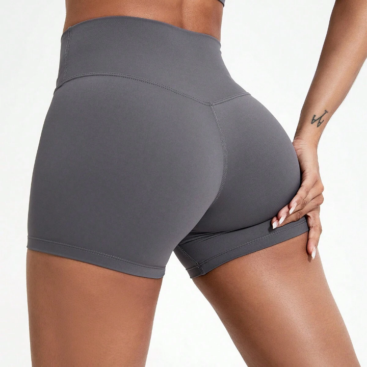 1pc High Waisted Yoga Shorts, Cycling Shorts, Running Tights, Quick-Dry, Breathable, Moisture-Wicking, Butt-Lifting Women's Sports Shorts Shapewear Shorts Spandex Shorts