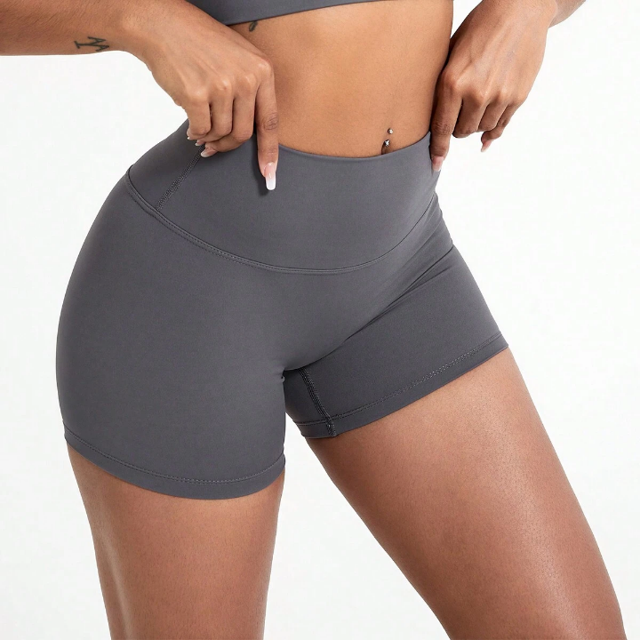 1pc High Waisted Yoga Shorts, Cycling Shorts, Running Tights, Quick-Dry, Breathable, Moisture-Wicking, Butt-Lifting Women's Sports Shorts Shapewear Shorts Spandex Shorts