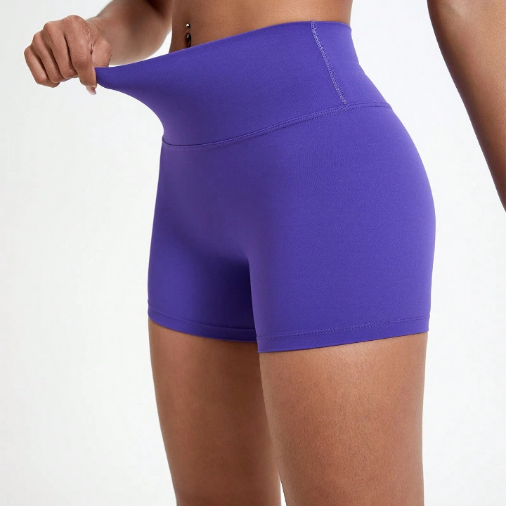 1pc High Waist Yoga Shorts, Cycling Shorts, Running Tights, Sweat-Wicking, Breathable, Quick-Drying, Butt-Lifting Sport Training Shorts For Women Shapewear Shorts Spandex Shorts