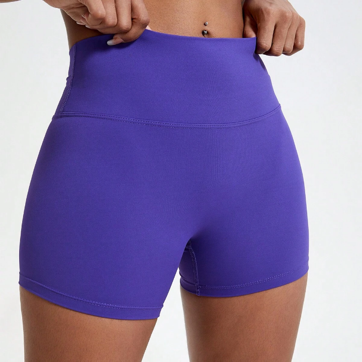 1pc High Waist Yoga Shorts, Cycling Shorts, Running Tights, Sweat-Wicking, Breathable, Quick-Drying, Butt-Lifting Sport Training Shorts For Women Shapewear Shorts Spandex Shorts