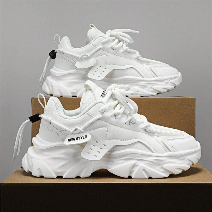 Men's Winter Trendy Casual Fashion Sports Dad Shoes With Non-Slip & Wear-Resistant Outsole And Height-Increasing Design