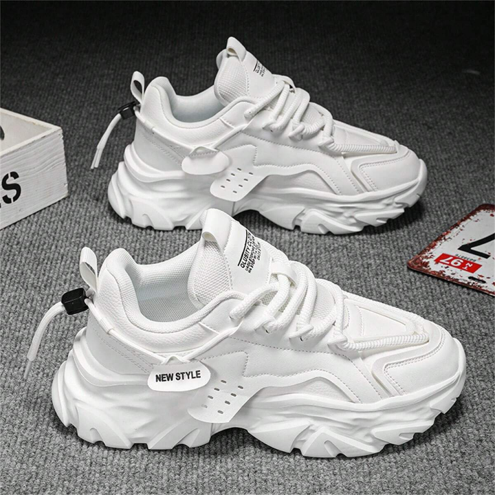 Men's Winter Trendy Casual Fashion Sports Dad Shoes With Non-Slip & Wear-Resistant Outsole And Height-Increasing Design