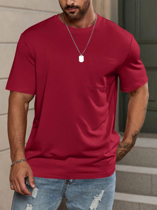 Manfinity Homme Men's Round Neck Short Sleeve T-Shirt