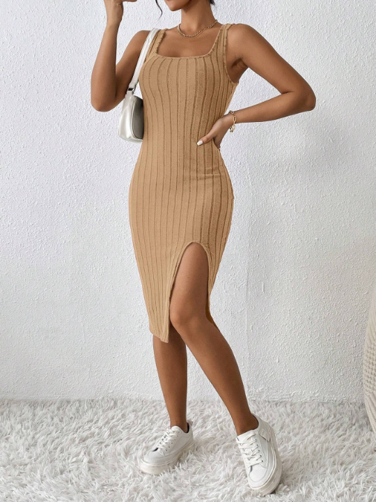 PETITE Slit Tank Top Dress