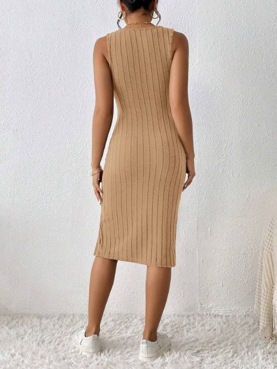 PETITE Slit Tank Top Dress