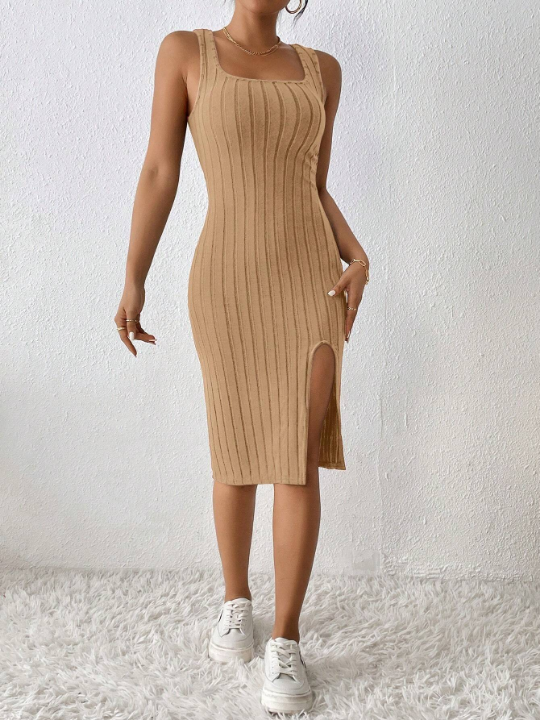 PETITE Slit Tank Top Dress