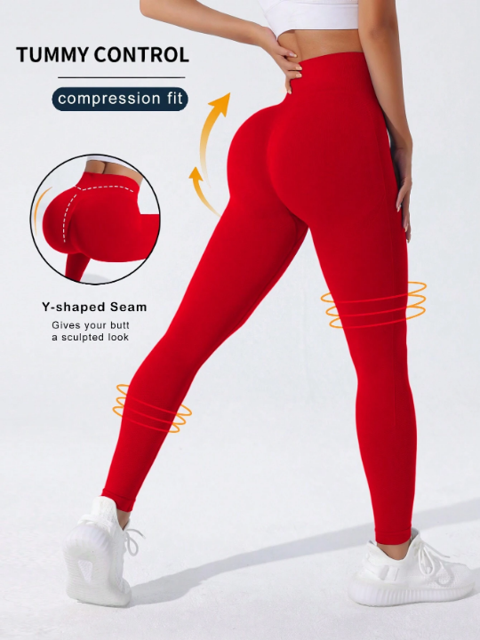 Women's Seamless High-Elasticity Sports Leggings