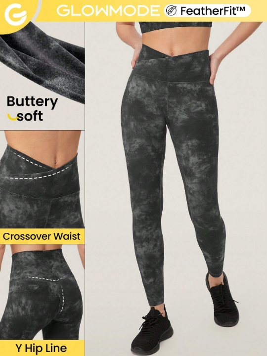 GLOWMODE 24" FeatherFit Crossover Leggings