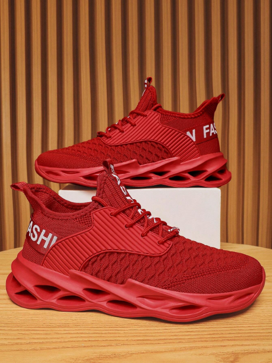 Men's Red Sporty Casual Shoes