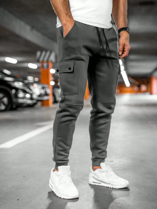 Men's Flip Cover Pocket Jogger Pants