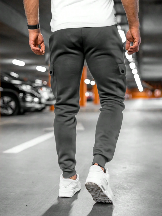 Men's Flip Cover Pocket Jogger Pants