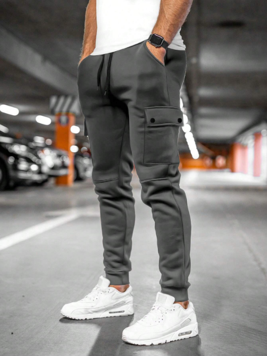 Men's Flip Cover Pocket Jogger Pants