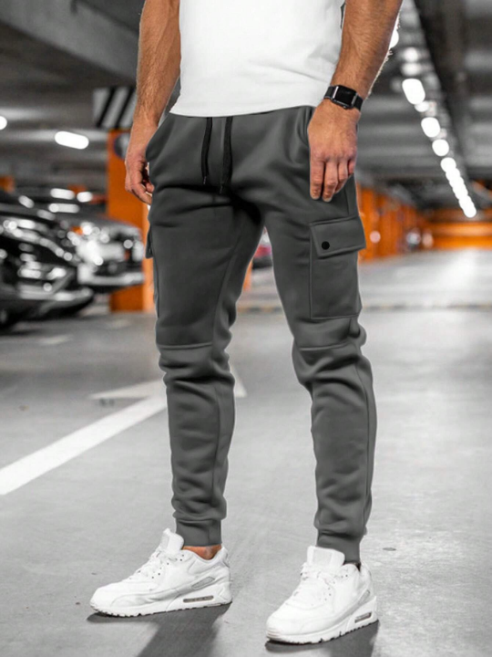 Men's Flip Cover Pocket Jogger Pants