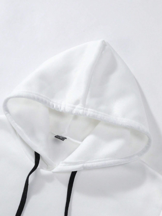 Manfinity Men'S Hoodies With Slogan & Dollar Print