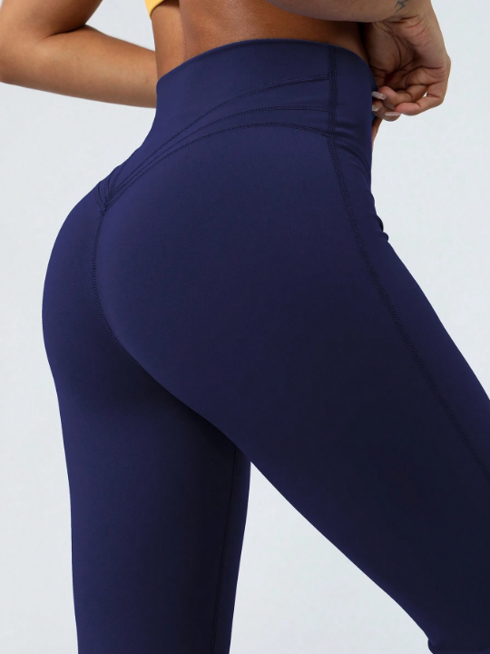 Women's Solid Color Dance & Yoga Flared Pants