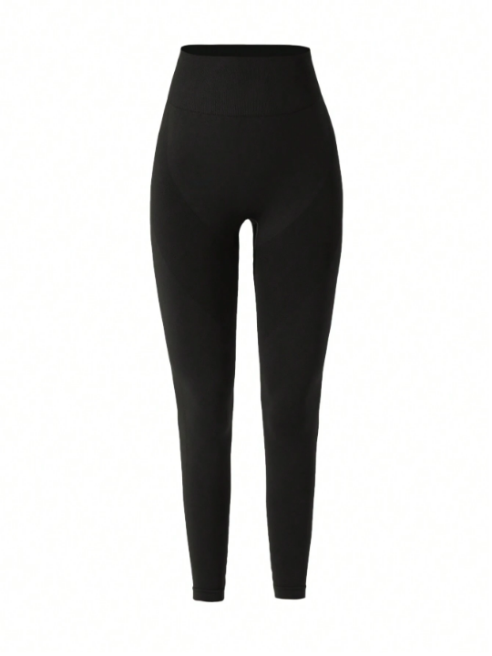 Yoga Basic Seamless High Elasticity Exercise Leggings