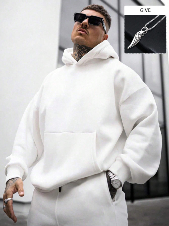 Men's Basic Solid Color Hoodie