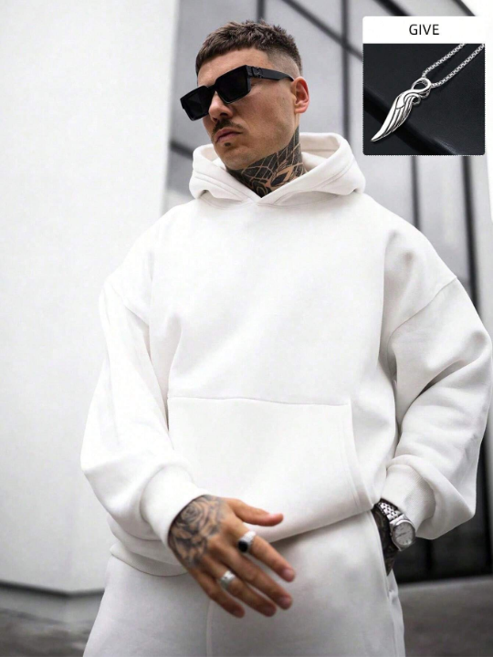 Men's Basic Solid Color Hoodie