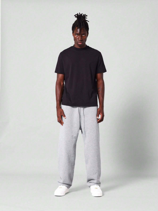 SUMWON Straight Fit Essential Drop Crotch Jogger