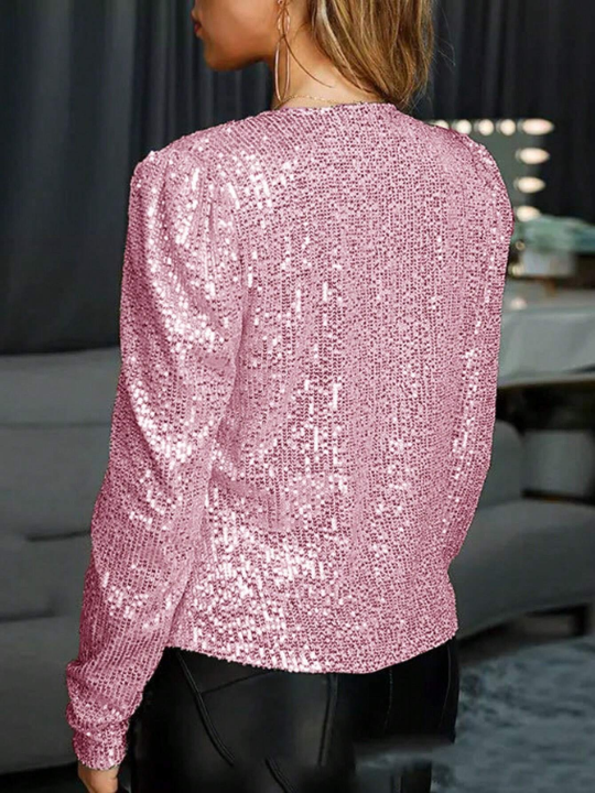 Women's Glittering & Elegant Regular Fit Jacket