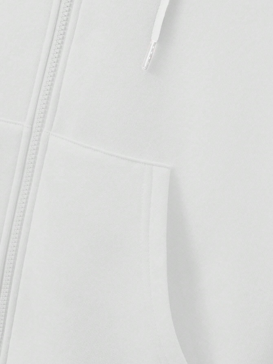 Cottnline Men's Zipper Cardigan Style Hooded Sweatshirt With Drawstrings, Fleece Lined