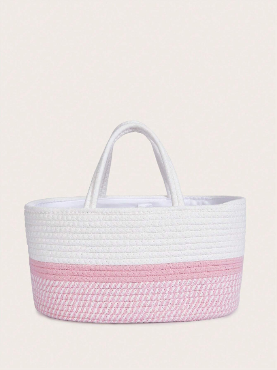 Woven Handheld Diaper Storage Bag