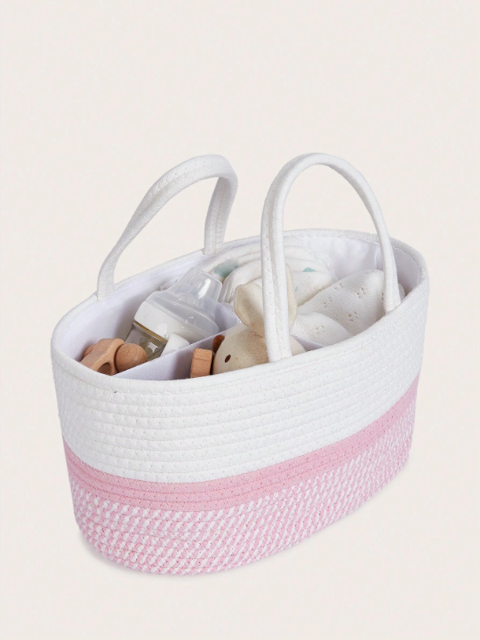 Woven Handheld Diaper Storage Bag