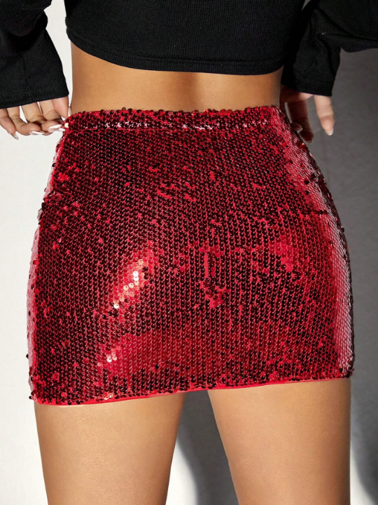 ICON Women's Sparkly Party Mini Skirt